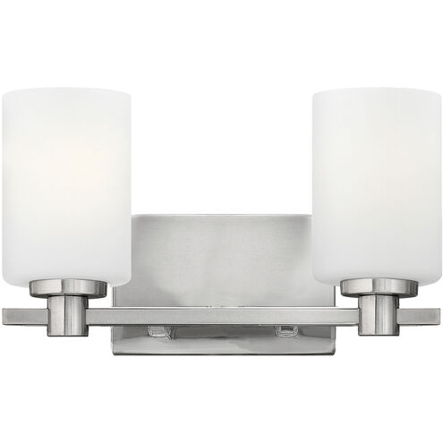 Karlie 2 Light 13.25 inch Brushed Nickel Vanity Light Wall Light