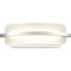 Curvato LED 16 inch Polished Chrome with White Vanity Light Wall Light