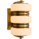 Favo 7 inch Brushed Brass Wall Mount Wall Light
