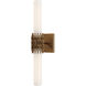 Brietta 2 Light 5 inch Antique Brass Bath Wall Sconce Wall Light