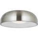Lynx LED 12.6 inch Brushed Nickel Flush Mount Ceiling Light