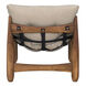 Dante Clear Coat Satin Occasional Chair