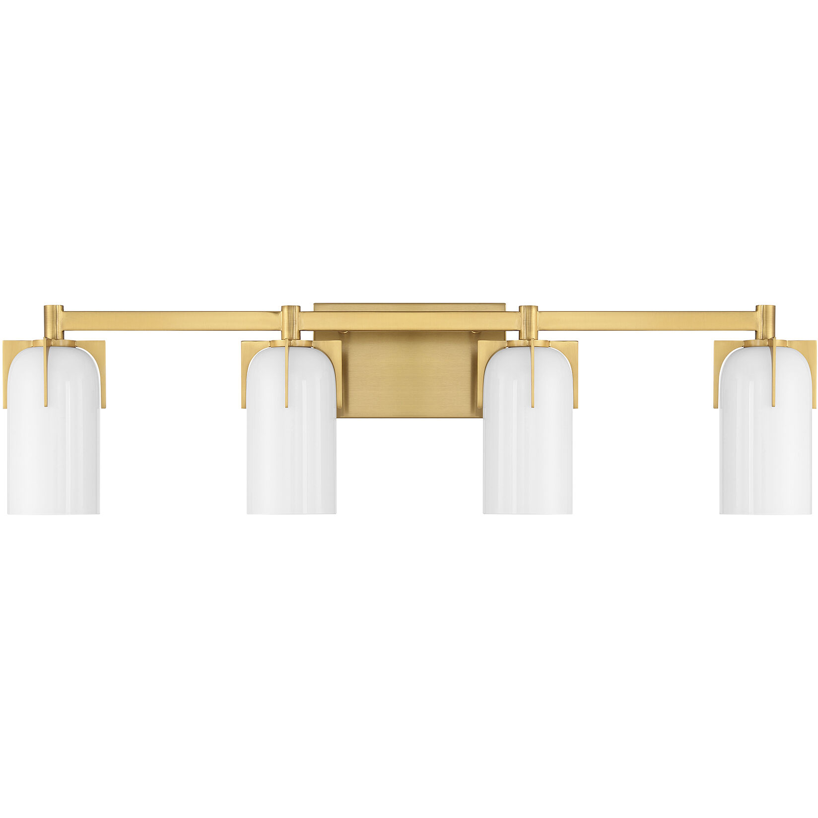 Caldwell 4 Light 32 inch Warm Brass Bathroom Vanity Light Wall Light