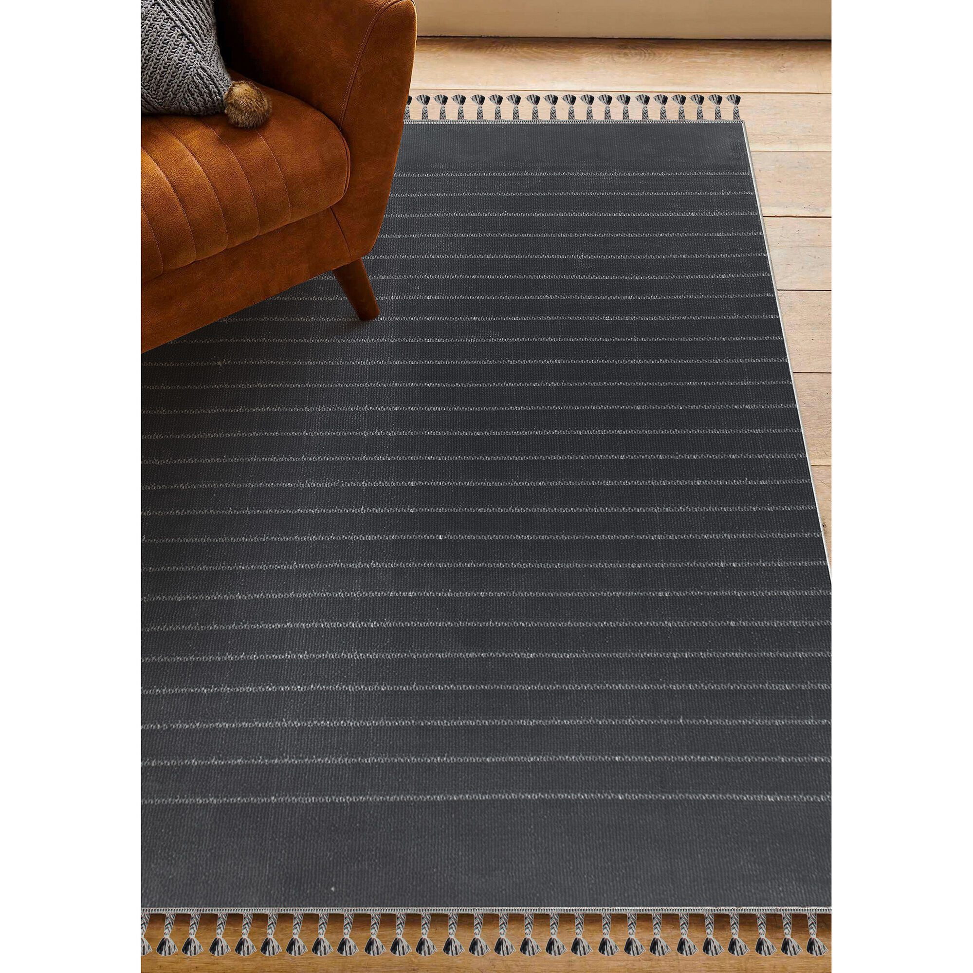 Ambrose 122 X 122 inch Navy and Grey Indoor Rug, Large