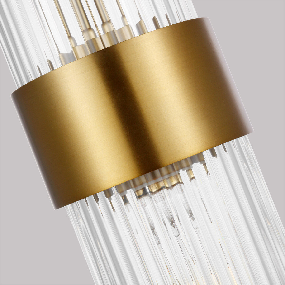 C&M by Chapman & Myers Geneva 1 Light 5 inch Burnished Brass Pendant Ceiling Light