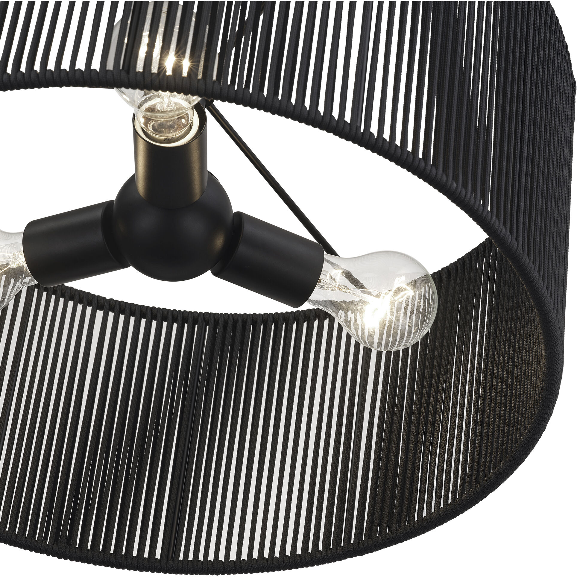 Acordia 3 Light 18 inch Black Pendant Chandelier Ceiling Light