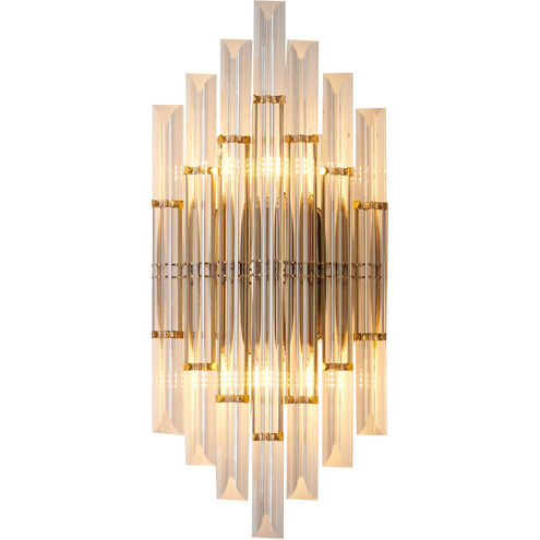 Canada 2 Light 4 inch Gold Wall Sconce Wall Light
