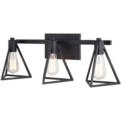 Ravenna LED 23 inch Matte Black Bathroom Light Wall Light