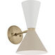 Phix LED 8.75 inch Champagne Bronze with Greige and White Wall Sconce Wall Light