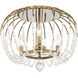 Voliere 3 Light 18.25 inch Havana Gold Semi-Flush Mount Ceiling Light