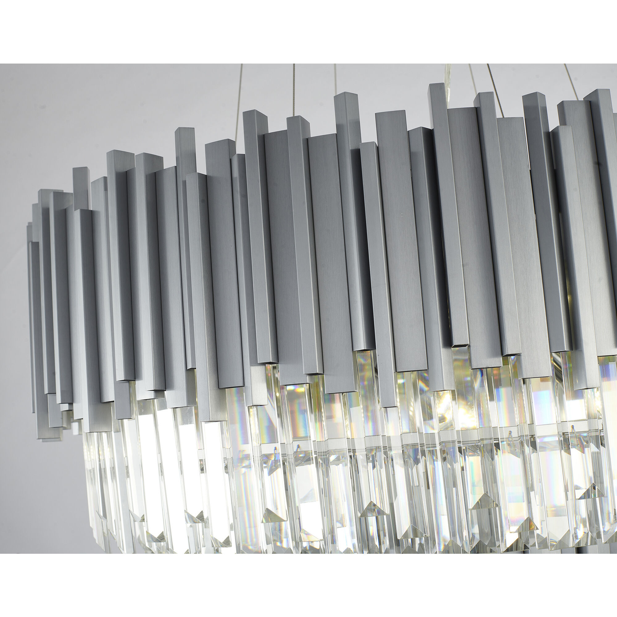 Canada 12 Light 30 inch Satin Nickel Chandelier Ceiling Light