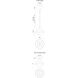 Alora Mood Nora 1 Light 8 inch Matte Black Pendant Ceiling Light
