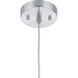 Pill 1 Light 4.25 inch Brushed Polished Nickel Mini Pendant Ceiling Light