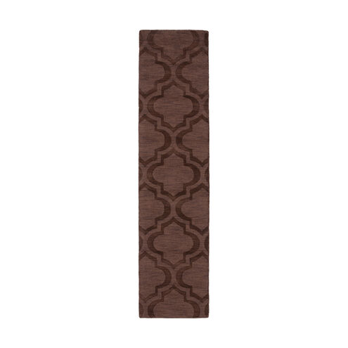 Central Park 120 X 27 inch Dark Brown Indoor Runner, Runner