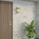 Berksford 1 Light 9 inch Antique Brass Outdoor Wall Lantern