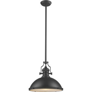 Chadwick 1 Light 17 inch Matte Black Pendant Ceiling Light