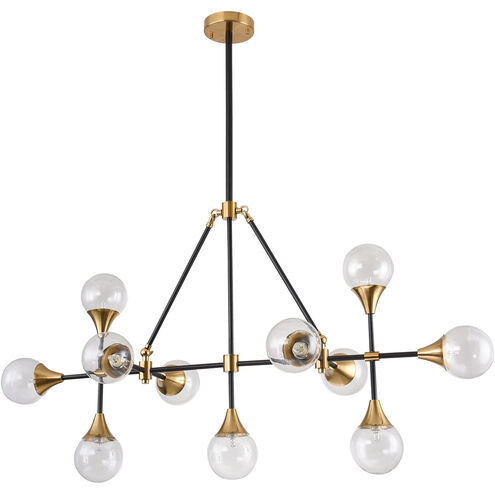 Canada 11 Light 18 inch Black Chandelier Ceiling Light
