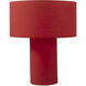 Moonlight 20 inch 14 watt Red Table Lamp Portable Light