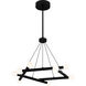 Cyprus LED 25 inch Matte Black Chandelier Ceiling Light