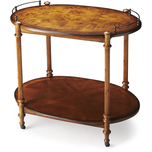 Masterpiece Kathleen 31 X 20 inch Olive Ash Burl Serving Table