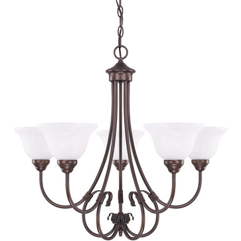 Hometown 5 Light 29 inch Bronze Chandelier Ceiling Light