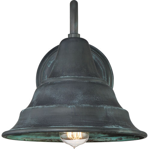 Carmel Outdoor Wall Lantern in Aged Verde