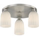 Baldwin 3 Light 18 inch Satin Nickel Flush Mount Ceiling Light, Essentials