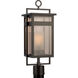 C&M by Chapman & Myers Fairhaven 1 Light 21.1 inch Truffle Outdoor Post Light in LED