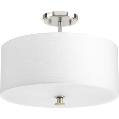 Cordin 3 Light 16 inch Brushed Nickel Semi-Flush Mount Convertible Ceiling Light, Design Series