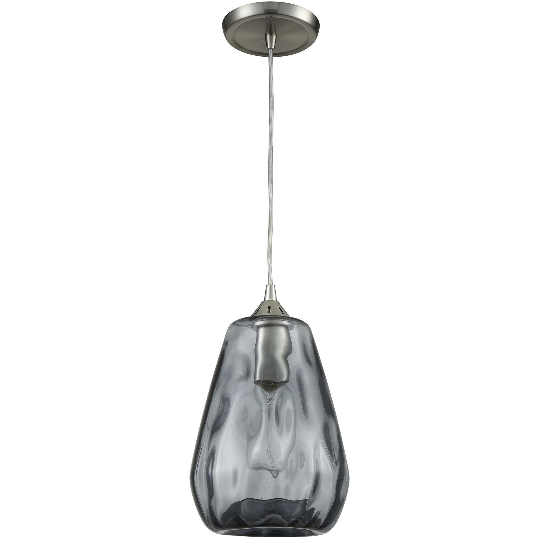 Tulare 1 Light 7 inch Satin Nickel Pendant Ceiling Light