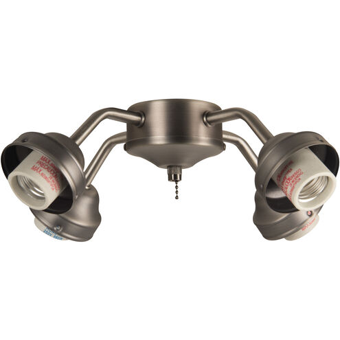 Universal LED Antique Nickel Fan Light Fitter