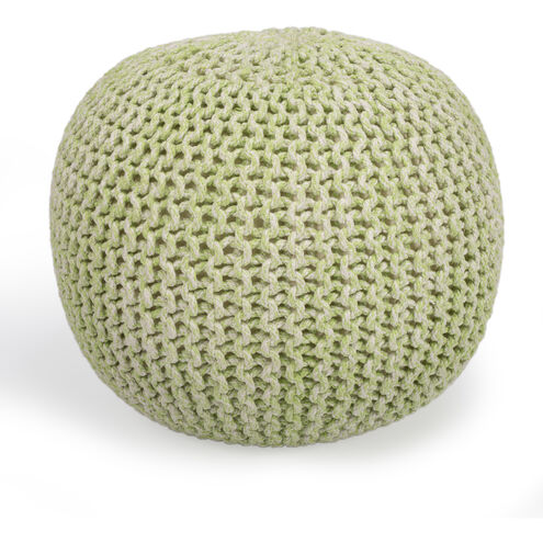 Accent Seating Pincushion Green Woven Green Bench