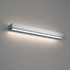 Open Bar LED 27 inch Brushed Nickel Bath Vanity & Wall Light in 3000K, 27in.