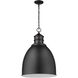 Colby 1 Light 17.5 inch Matte Black Pendant Ceiling Light