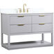 Larkin 48 X 22 X 34 inch Grey Vanity Sink Set