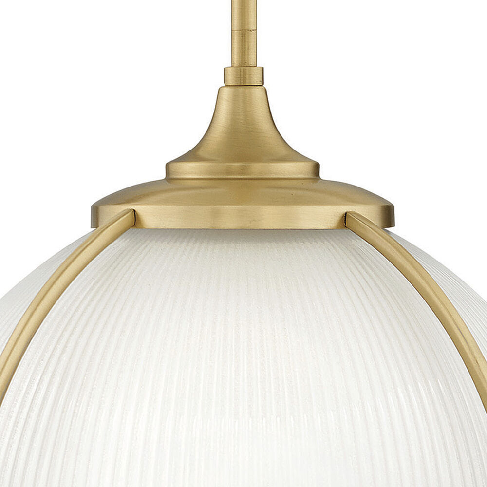 Odeon 3 Light 15 inch Satin Brass Indoor Pendant Ceiling Light
