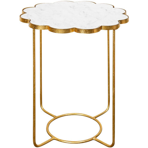 Galaxia 19 inch Gold Accent Side Table