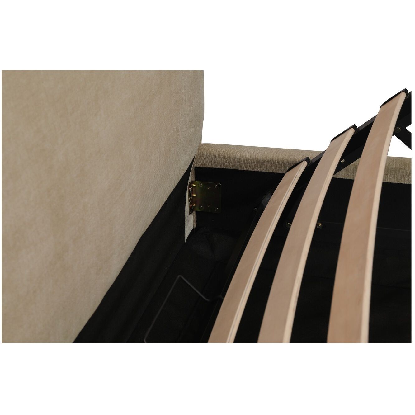 Beau Beige Storage Bed