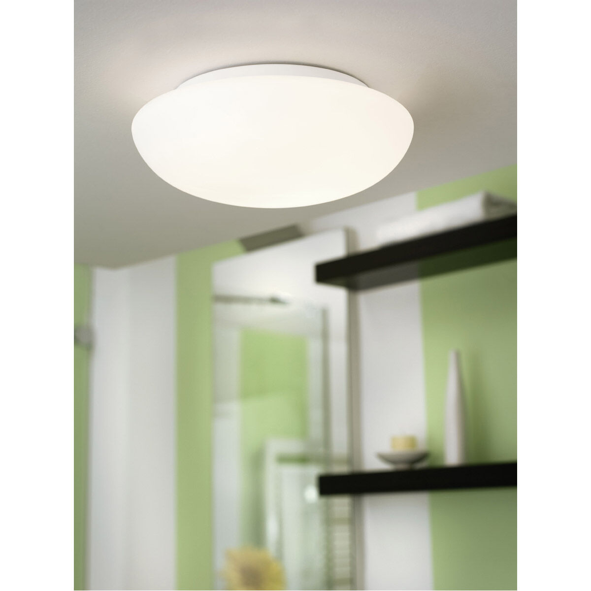 Ella 2 Light 13.75 inch White Ceiling Light