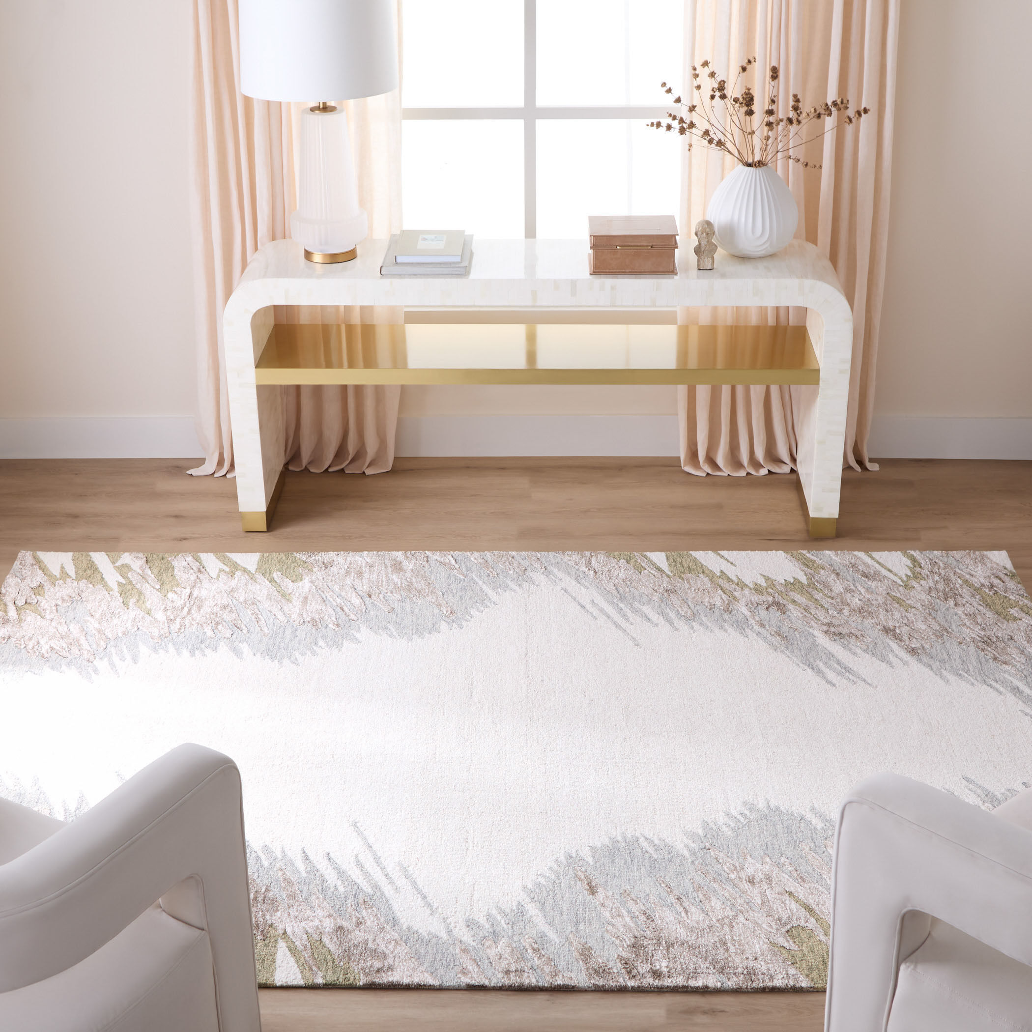 Laid Back Luxe 36 X 24 inch Earth Tones Rug in 2 x 3