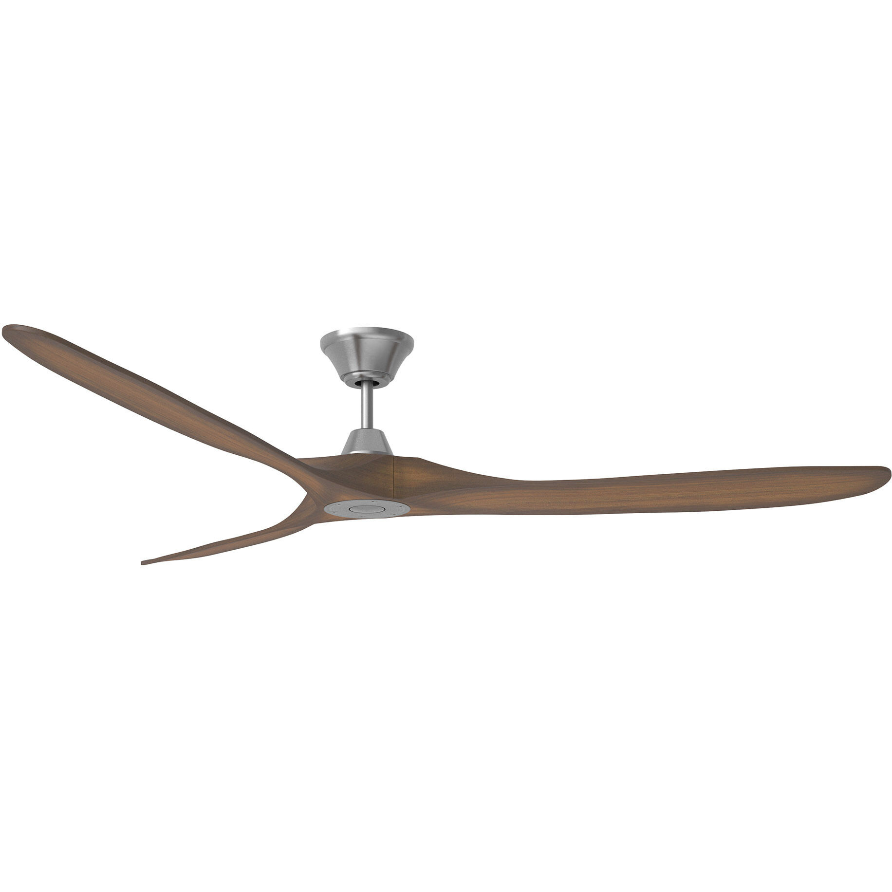 Maverick 70 inch Brushed Steel with Koa Blades Ceiling Fan