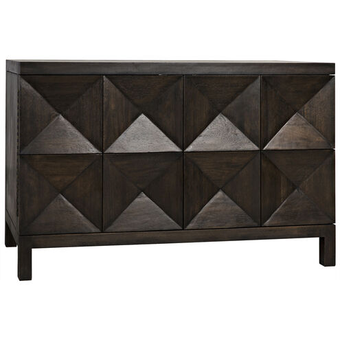 Quadrant 51.5 X 23 inch Ebony Walnut Sideboard, 2 Door