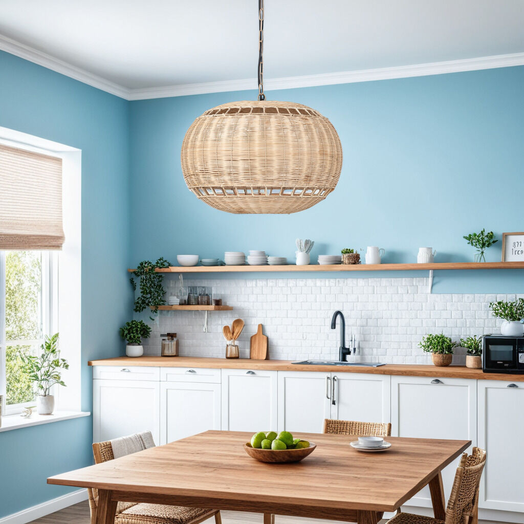 Sidney 3 Light 23.5 inch Natural Pendant Ceiling Light