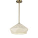Alora Mood Krysta 1 Light 12.13 inch Brushed Gold Pendant Ceiling Light