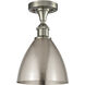 Ballston Dome LED 7.5 inch Brushed Satin Nickel Semi-Flush Mount Ceiling Light