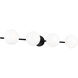 ED Ellen DeGeneres Lune 4 Light 37.38 inch Aged Iron Vanity Light Wall Light