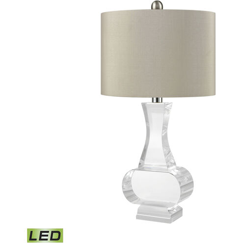 Chalette 21 inch 9.00 watt Clear Table Lamp Portable Light