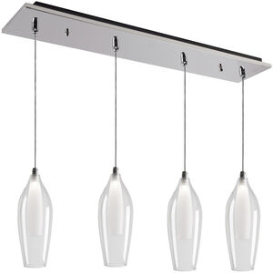 Victoria LED 5.13 inch Chrome Multi Pendant Ceiling Light