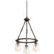 Brierfield 3 Light 18 inch Antique Copper Chandelier Ceiling Light