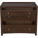 Hampton 36 X 30 inch Hand Rubbed Brown Side Table